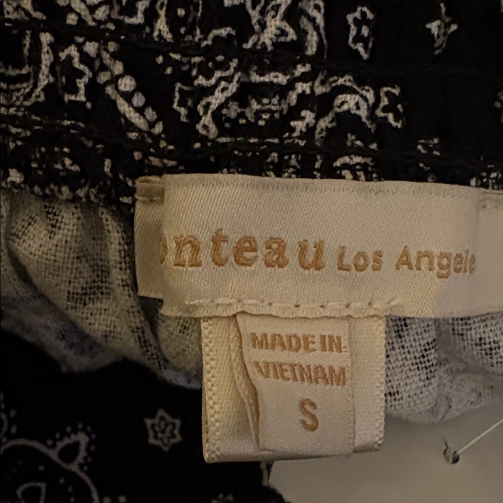 Monteau Los Angeles Paisley Print Pants - Picture 5 of 6